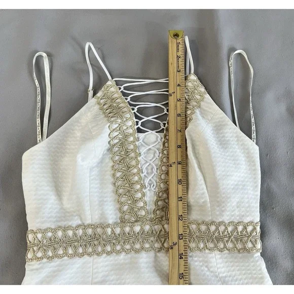 Lilly Pulitzer‎ Women's Trista Halter Sheath Dress US Size 00 - Picture 7 of 16